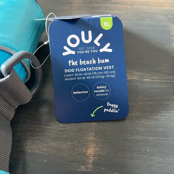 Dog swim vest…super cute shark fin - Picture 8 of 8